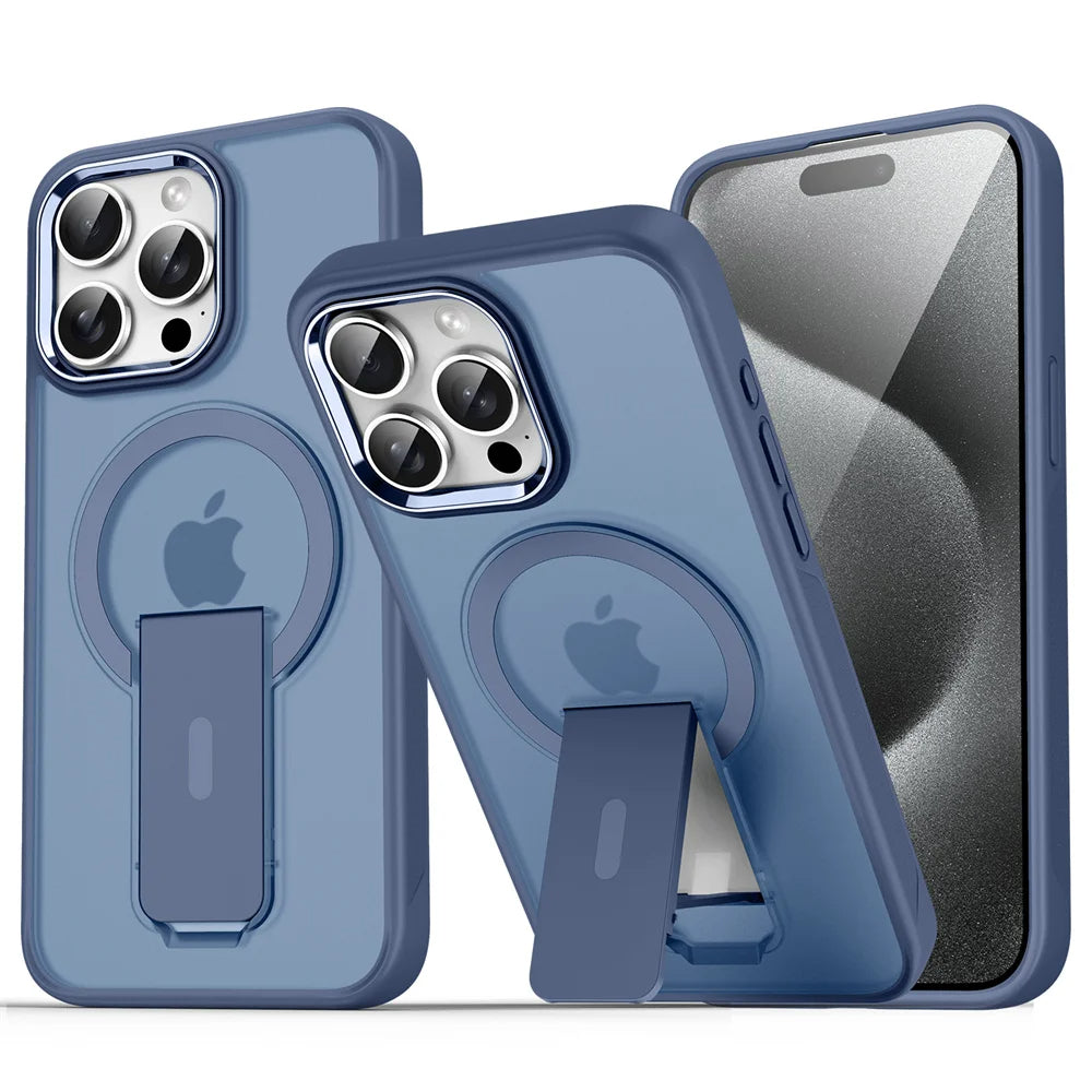 Capa Com Suporte Magsafe iPhone 15 16 Pro ProMax